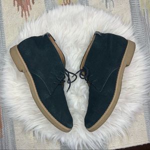 SOLD Tommy Hilfiger Black Suede Chukka Desert Boots 7.5